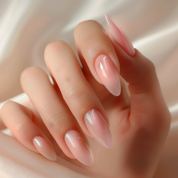 Beautiful manicure design by Mango Nails & Spa